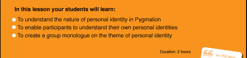In this lesson your students will learn:    To understand the gender roles in Pygmalion   To consider how gender affects participants today